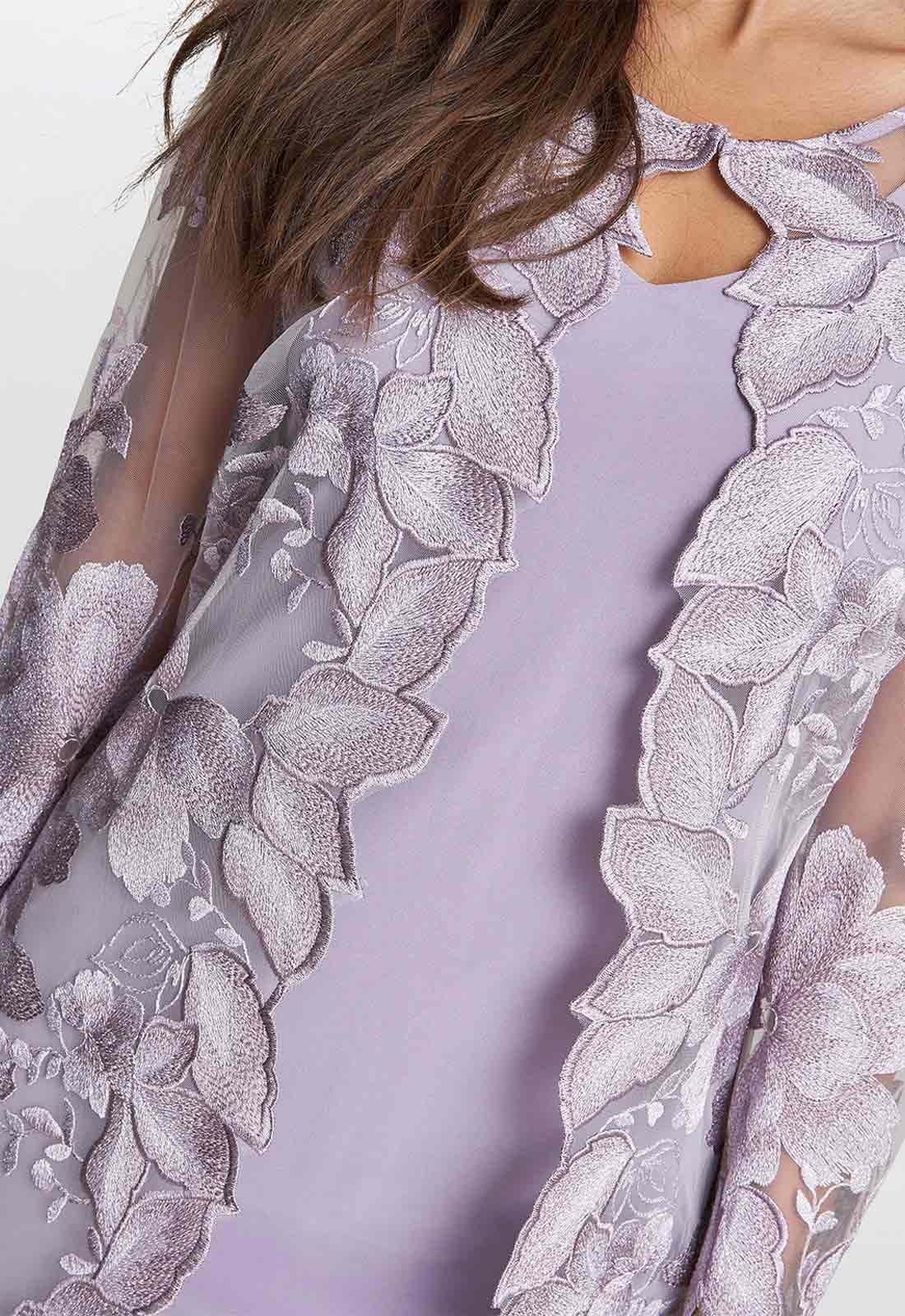 Lilac lace dress and jacket hotsell