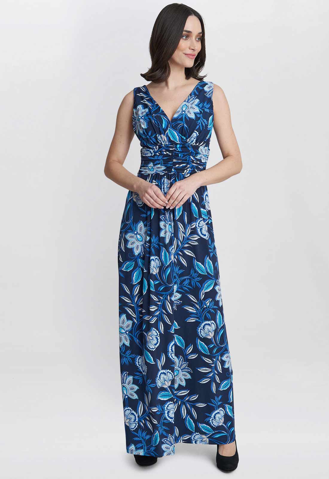 Gina bacconi jenna maxi dress hotsell