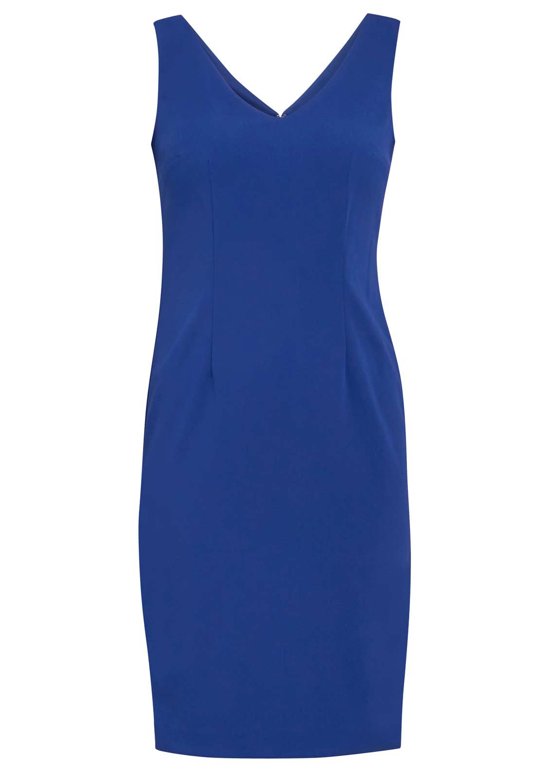 Gina Bacconi NavyMerna Crepe Shift Dress