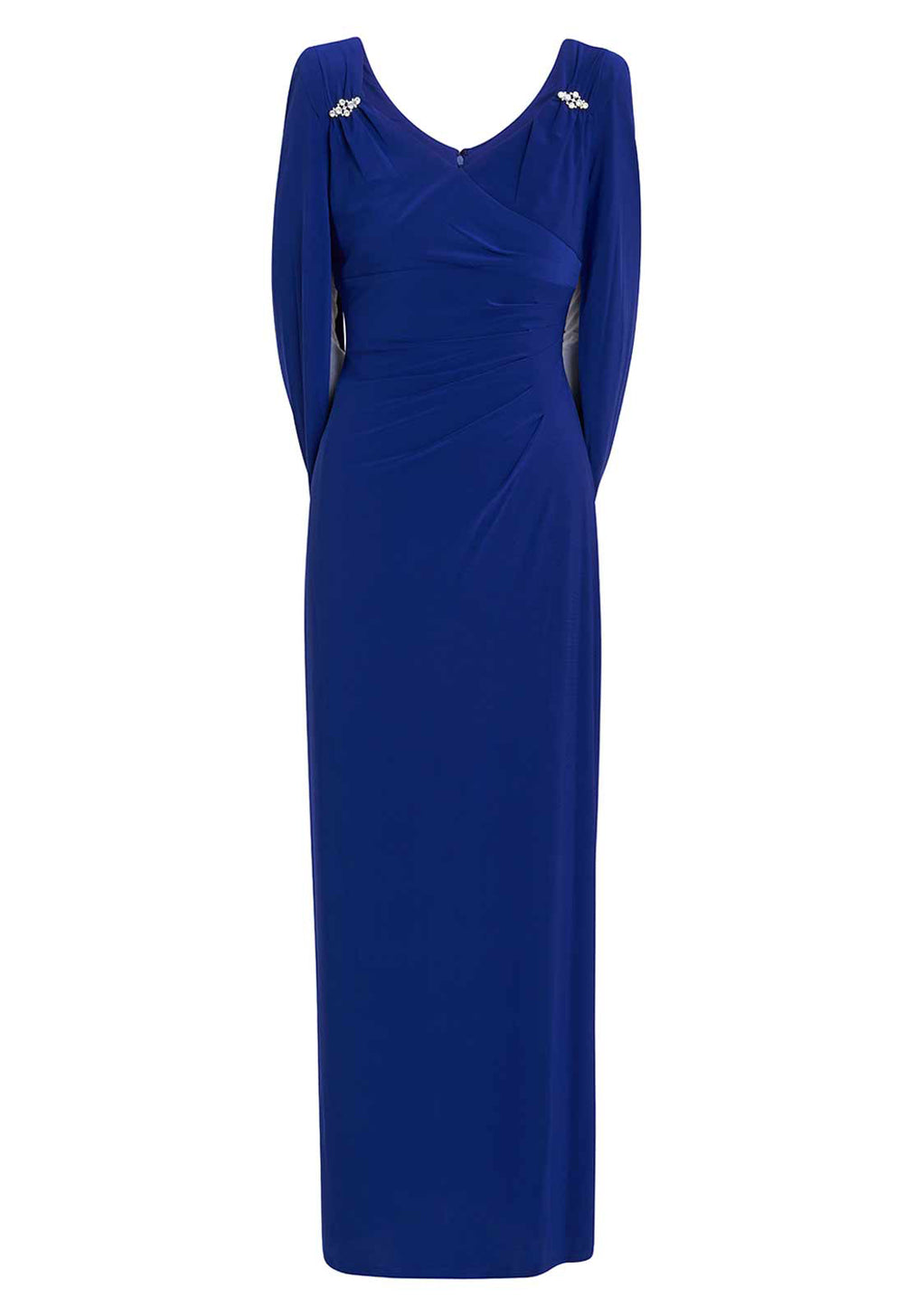 Gina Bacconi Blue Jenna Maxi Dress