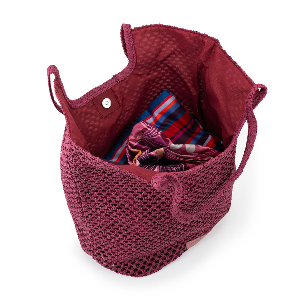 Campo Marzio Ariel Tote Bag - Red Wine