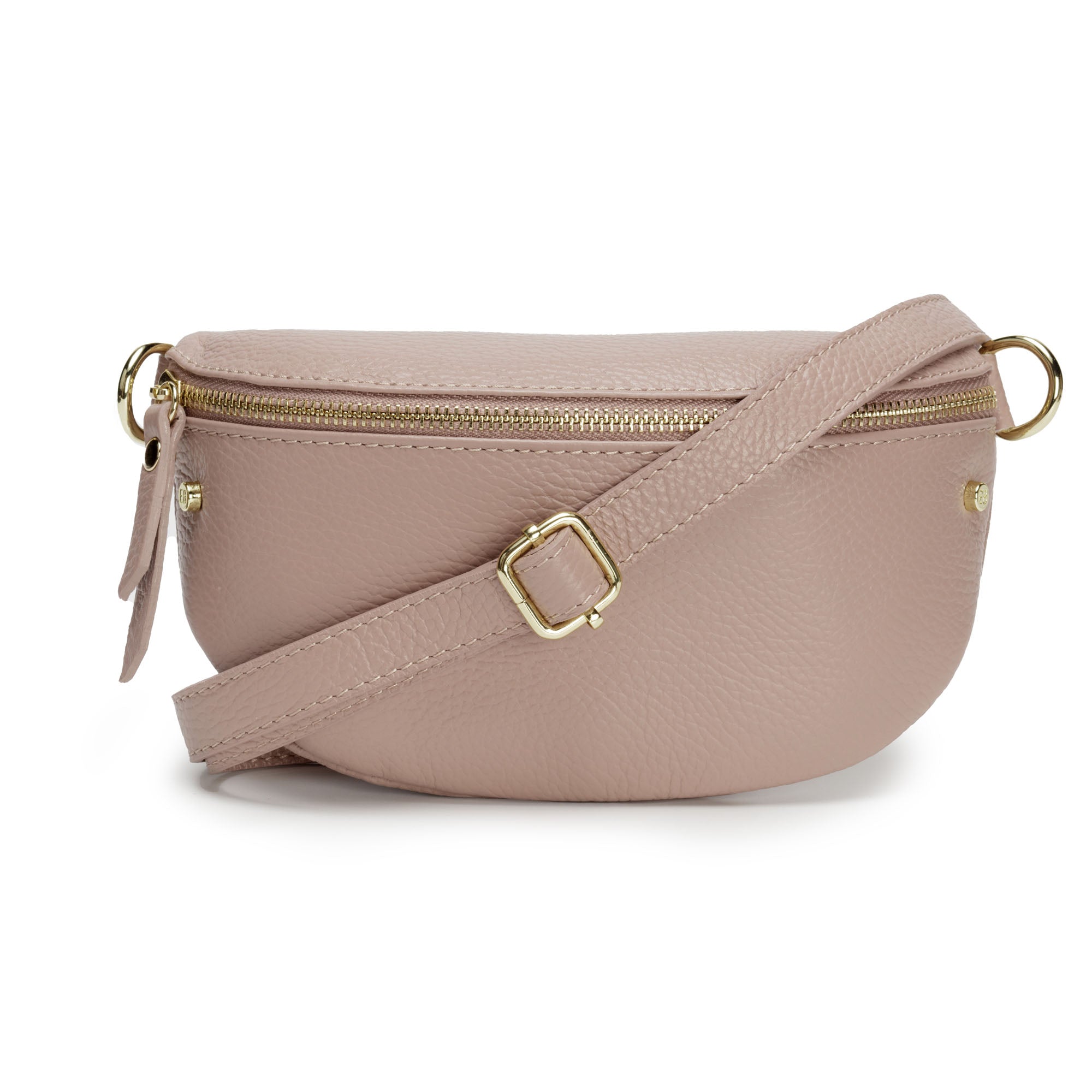 Elie Beaumont Sling Bag - Light Mauve with Pink Camouflage Strap