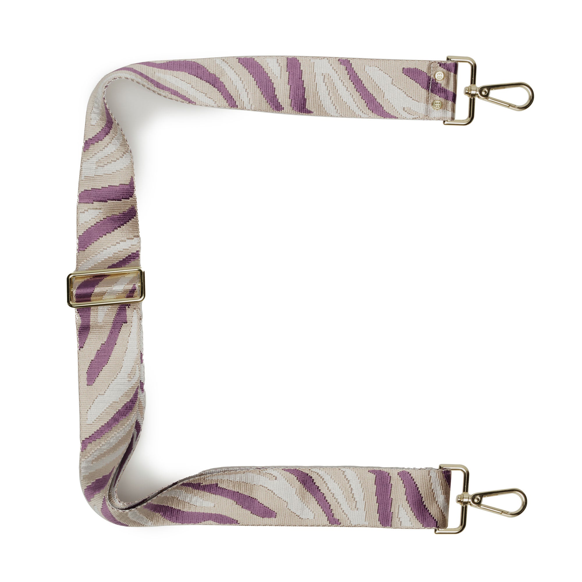 Elie Beaumont Crossbody strap - Plum Zebra