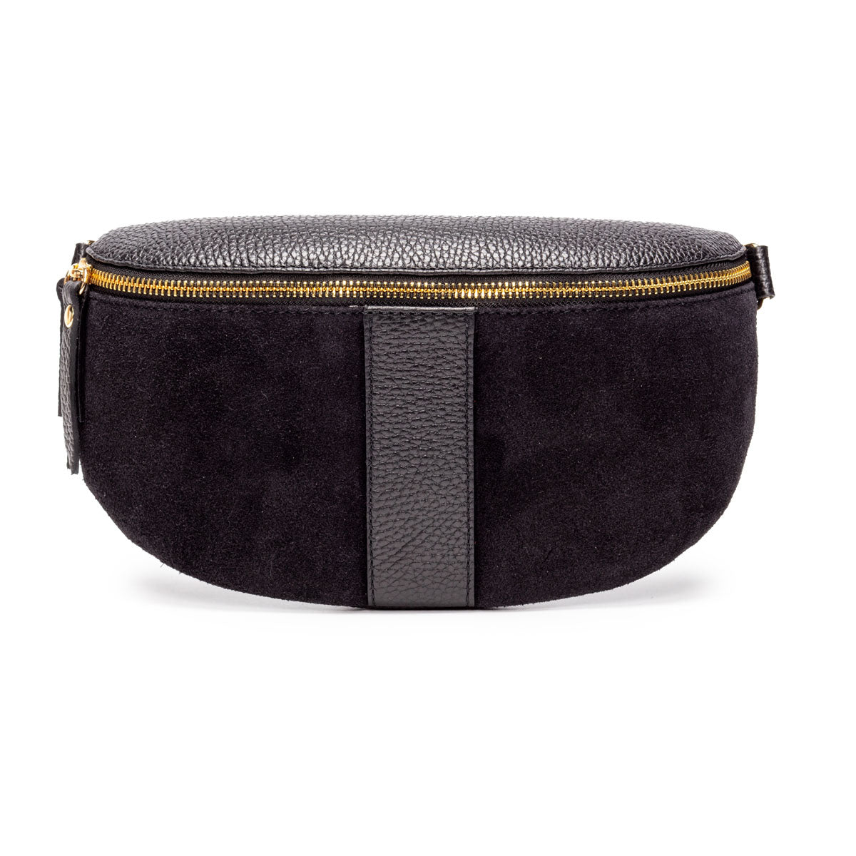 Elie Beaumont Suede Sling Bag Black