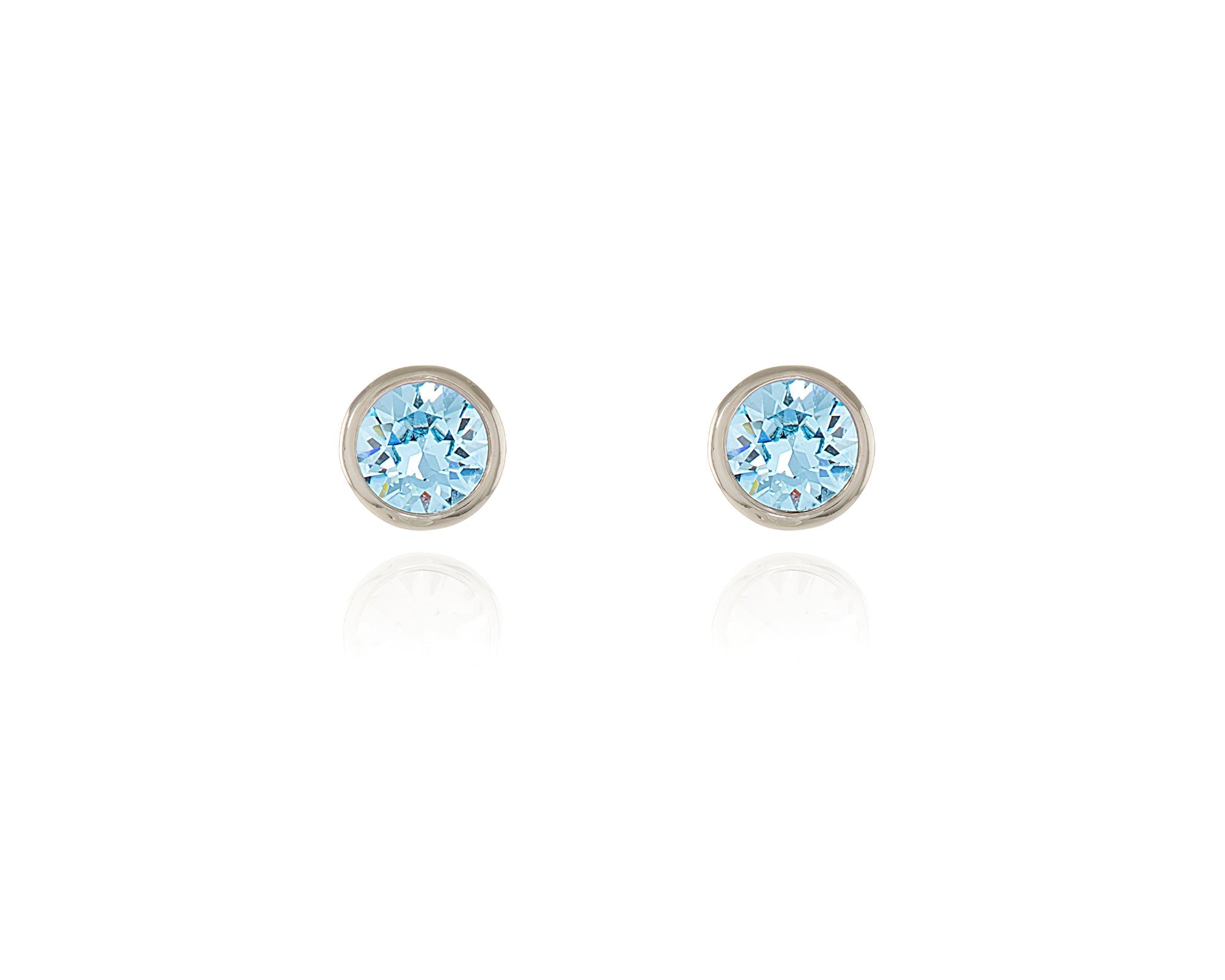 Cachet London Thisbe Silver Aquamarine Earrings