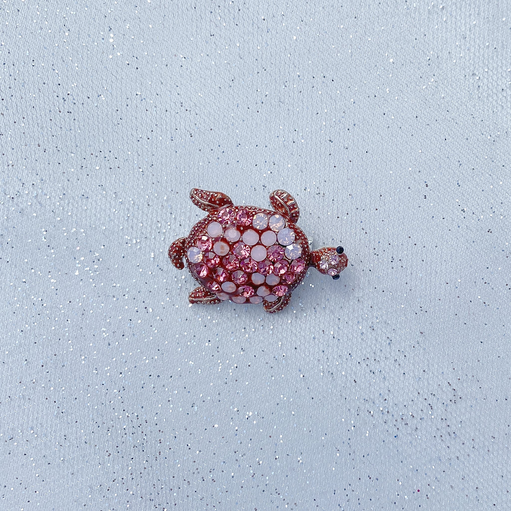 QueenMee Turtle Brooch Pink Brooch