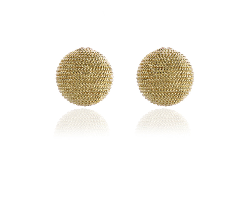 Cachet London Tyra Gold Clip On Earrings