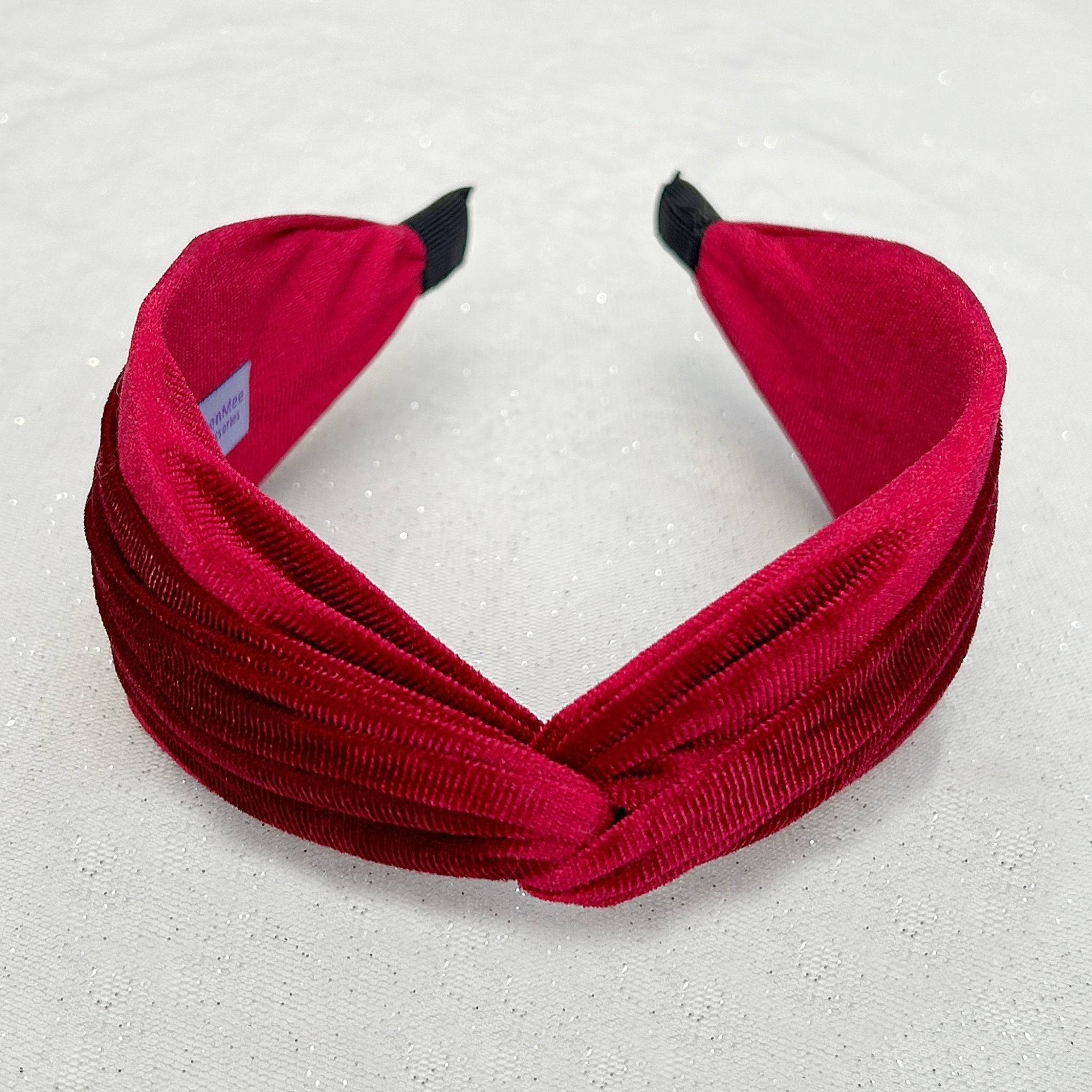 QueenMee Velvet Headband Velvet Knot Headband in Red or