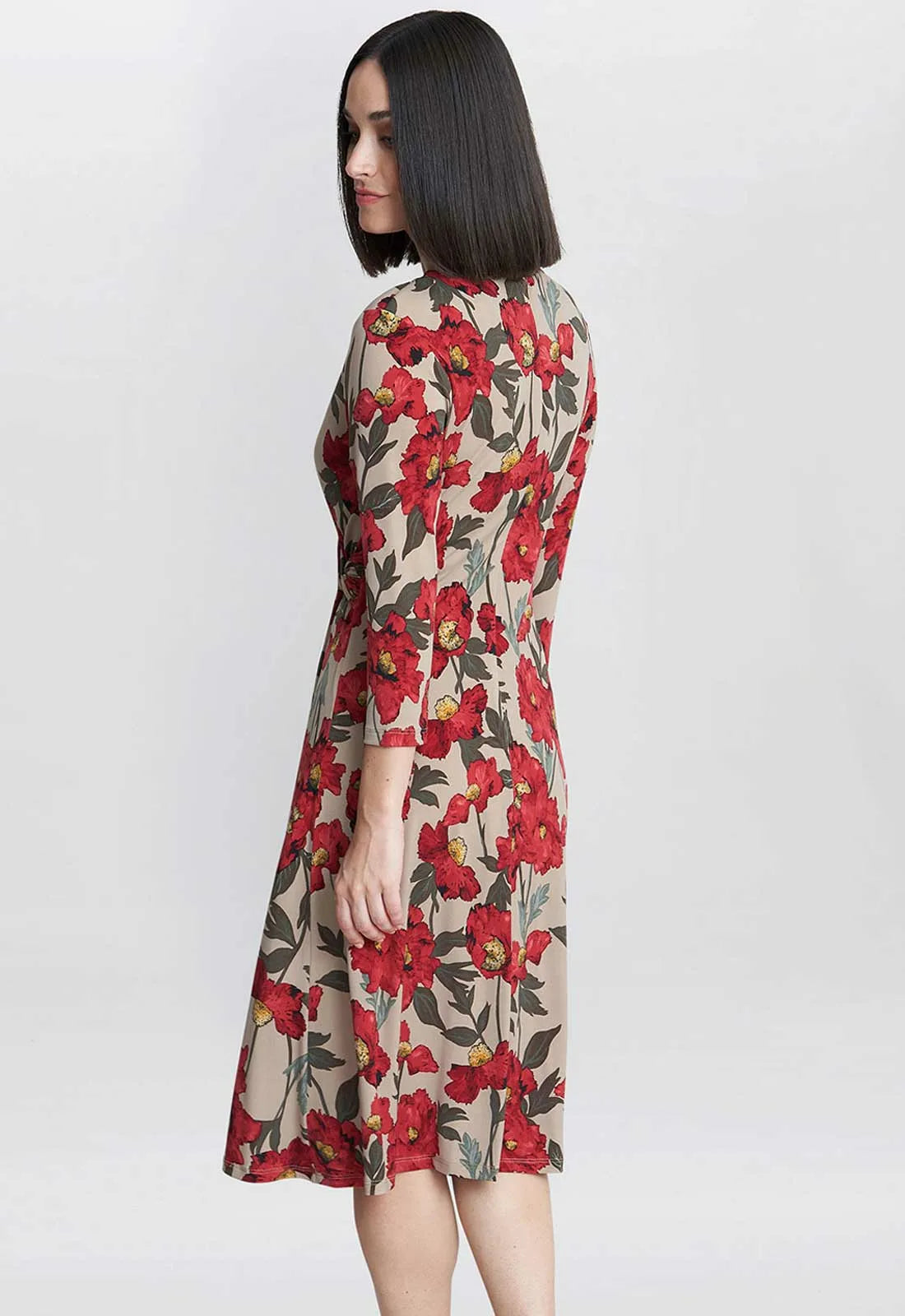 Gina Bacconi Cassidy Print Dress