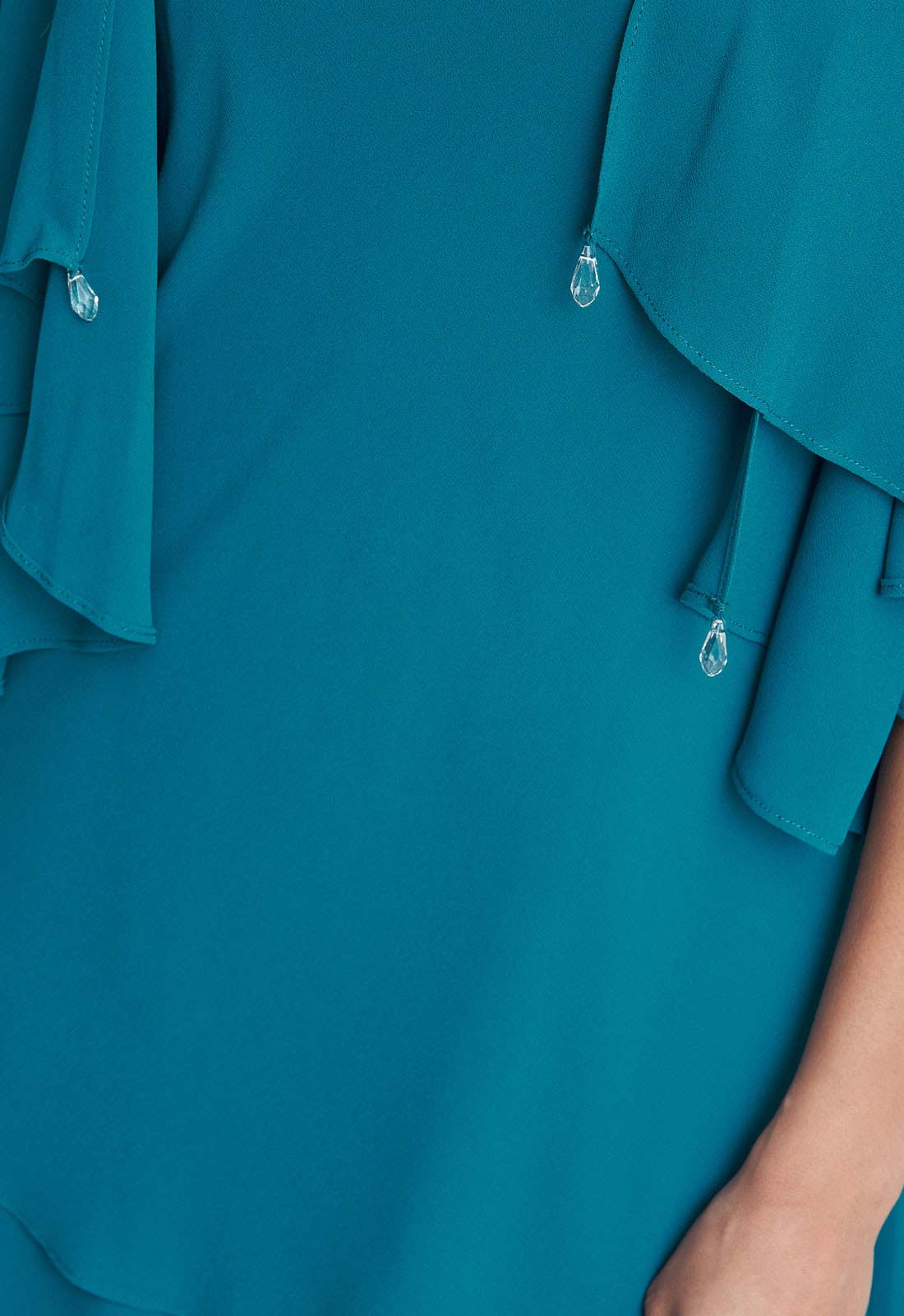 Gina Bacconi Teal Lola Jacket And  Dress