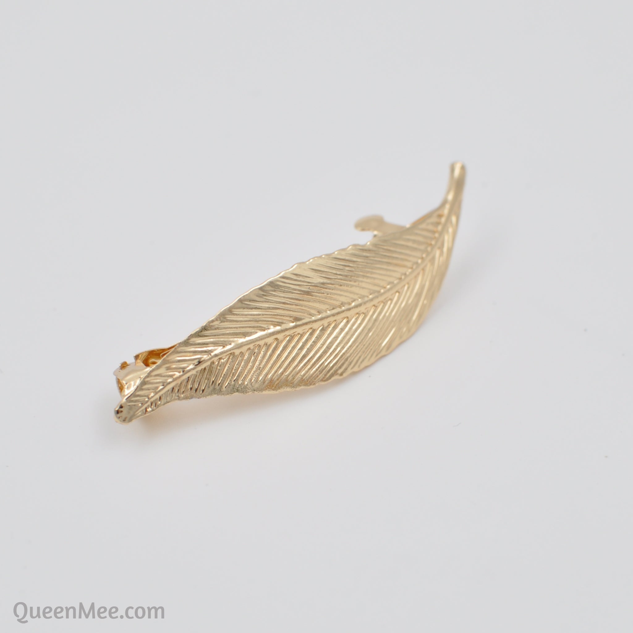 QueenMee Leaf Hair Clip in  or Silver