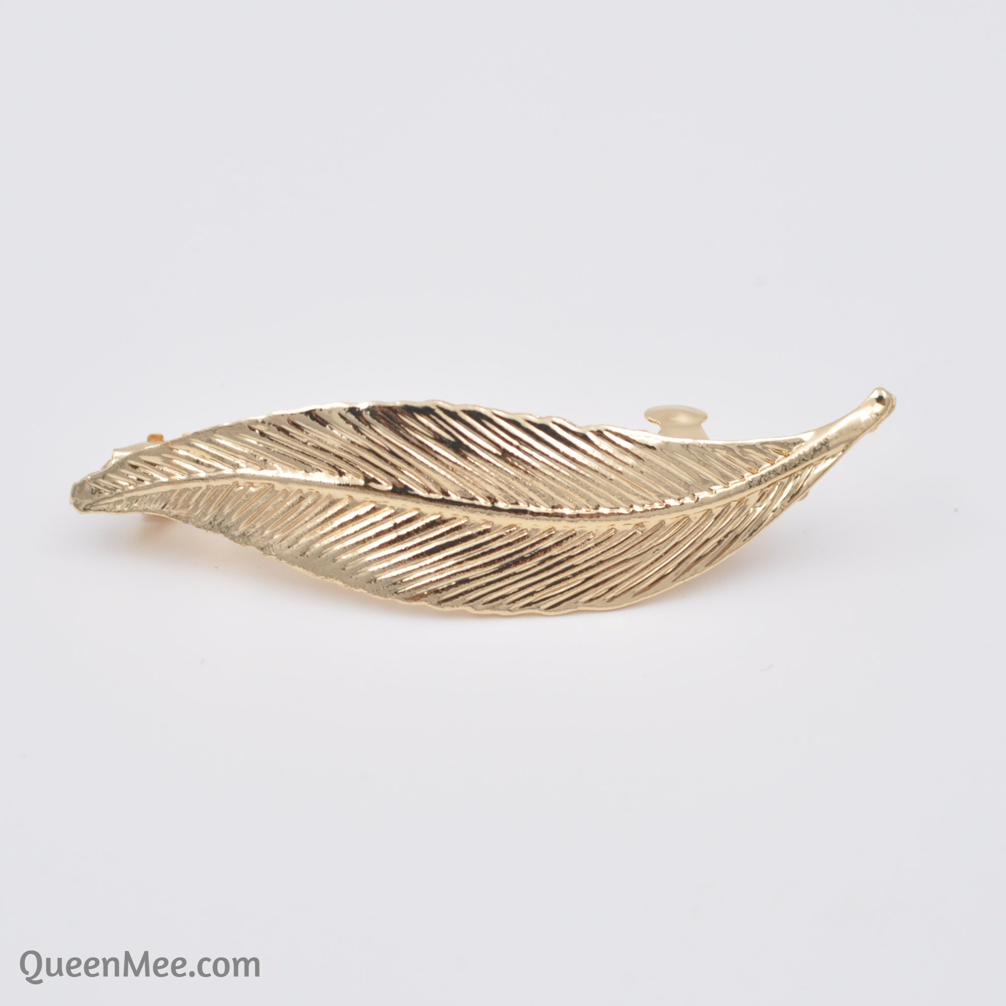 QueenMee Leaf Hair Clip in  or Silver