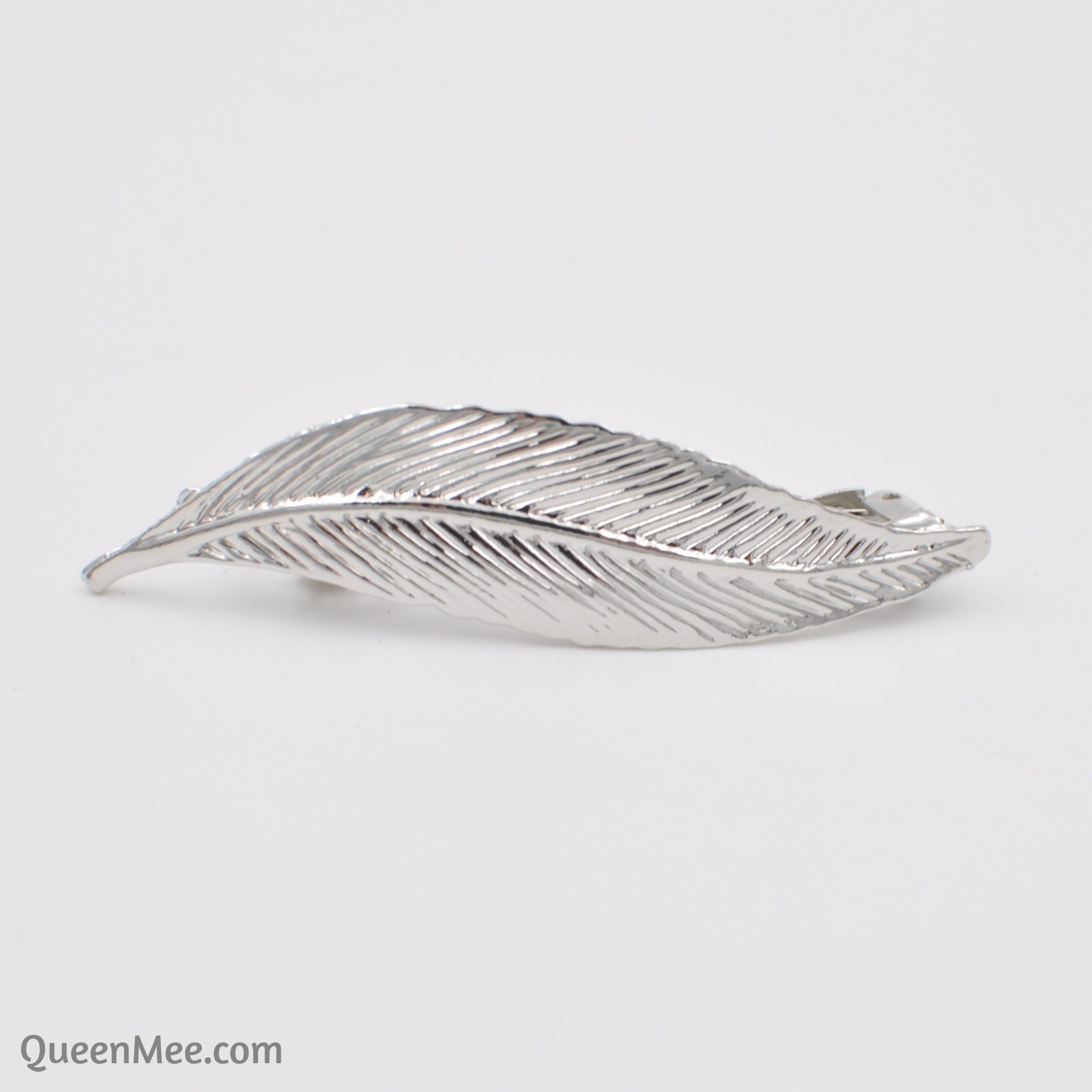 QueenMee Leaf Hair Clip in  or Silver