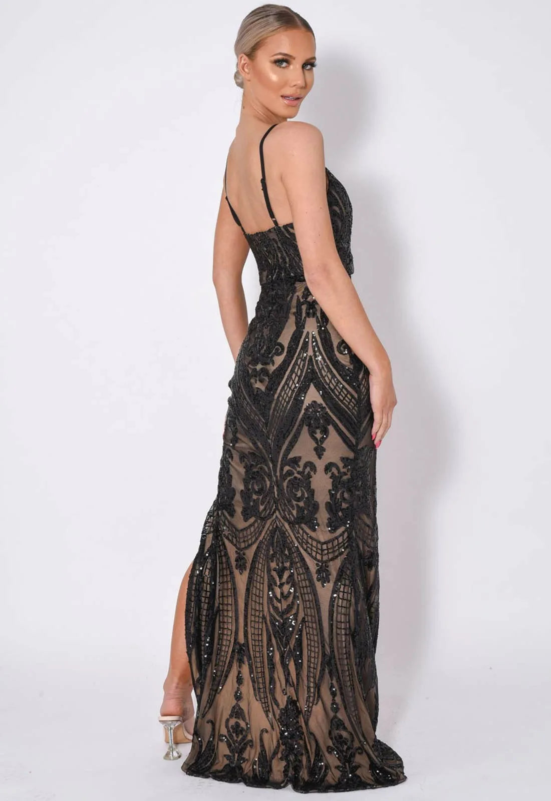 NAZZ Collection Black Ava Maxi Dress-82702