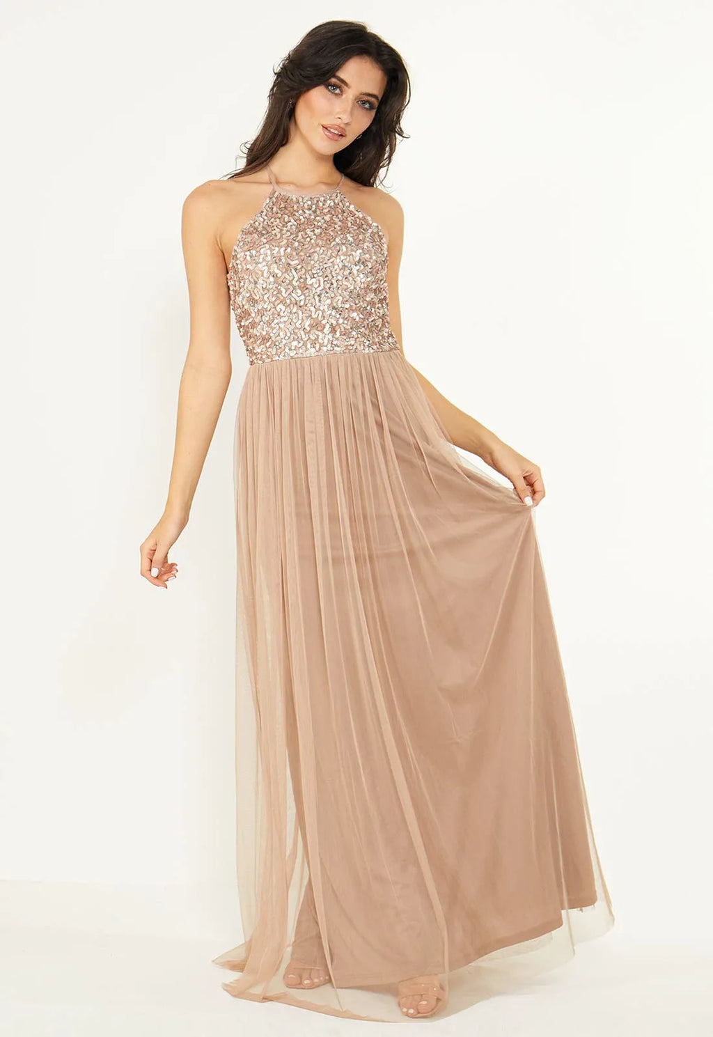 Angeleye embellished 2024 maxi dress