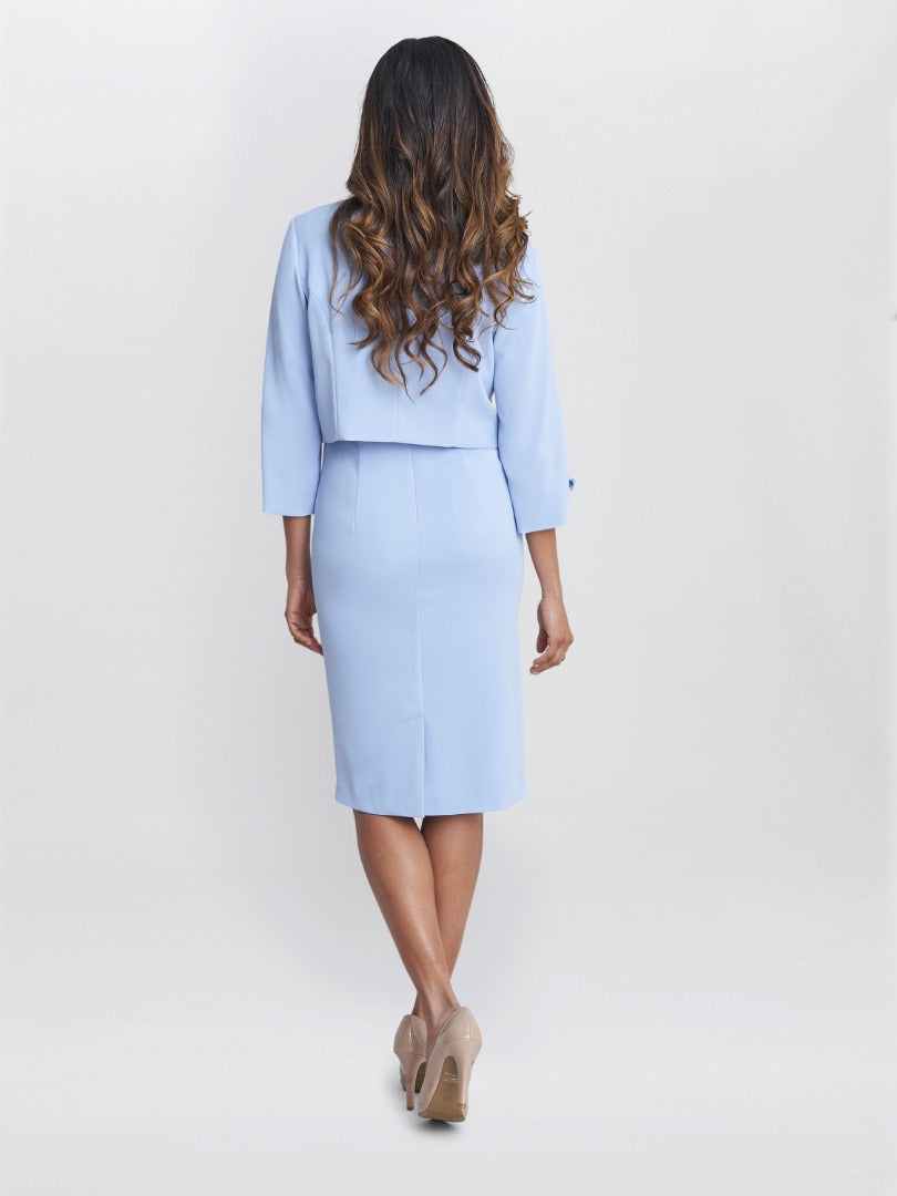 Gina Bacconi Corinne Crepe Dress And Jacket