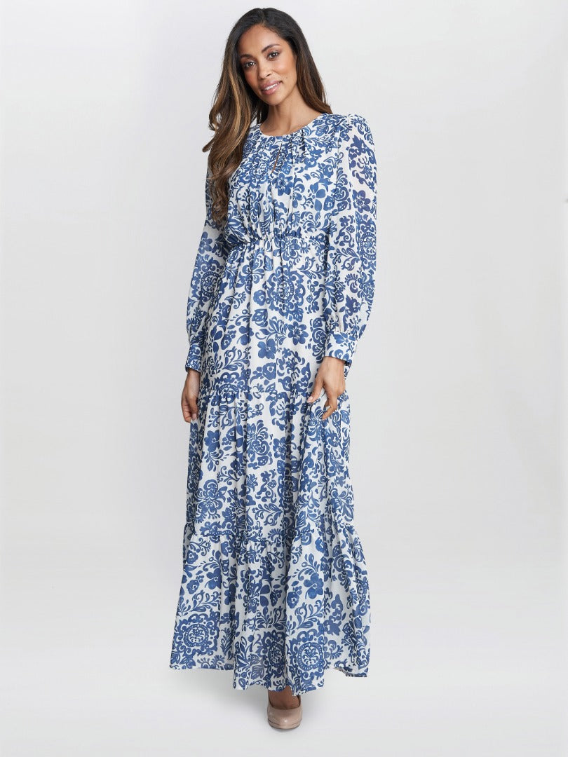 Gina Bacconi Jojo Long Sleeve Dress