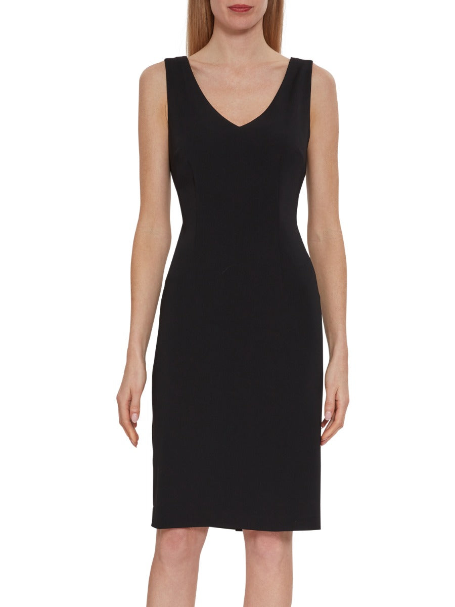 Gina Bacconi Merna Crepe Shift Dress