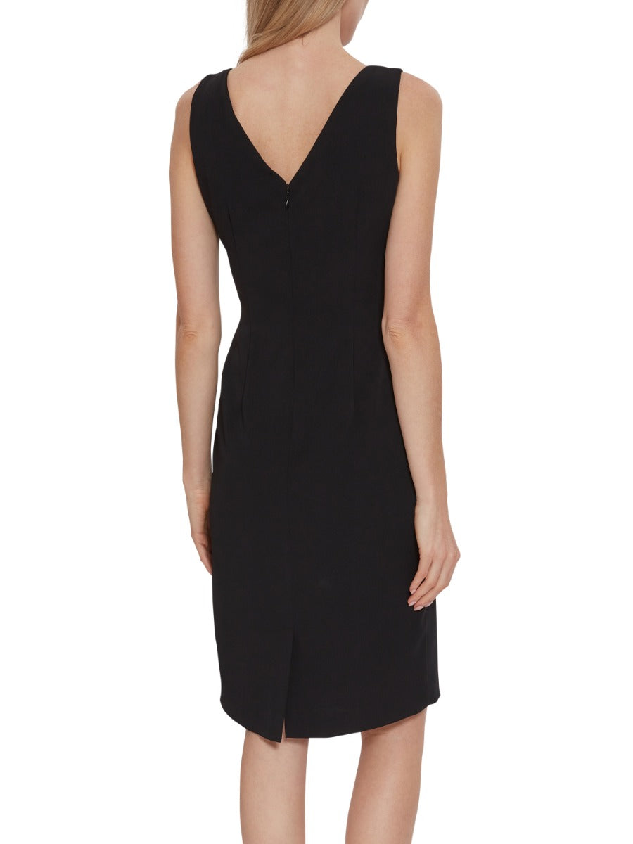 Gina Bacconi Merna Crepe Shift Dress