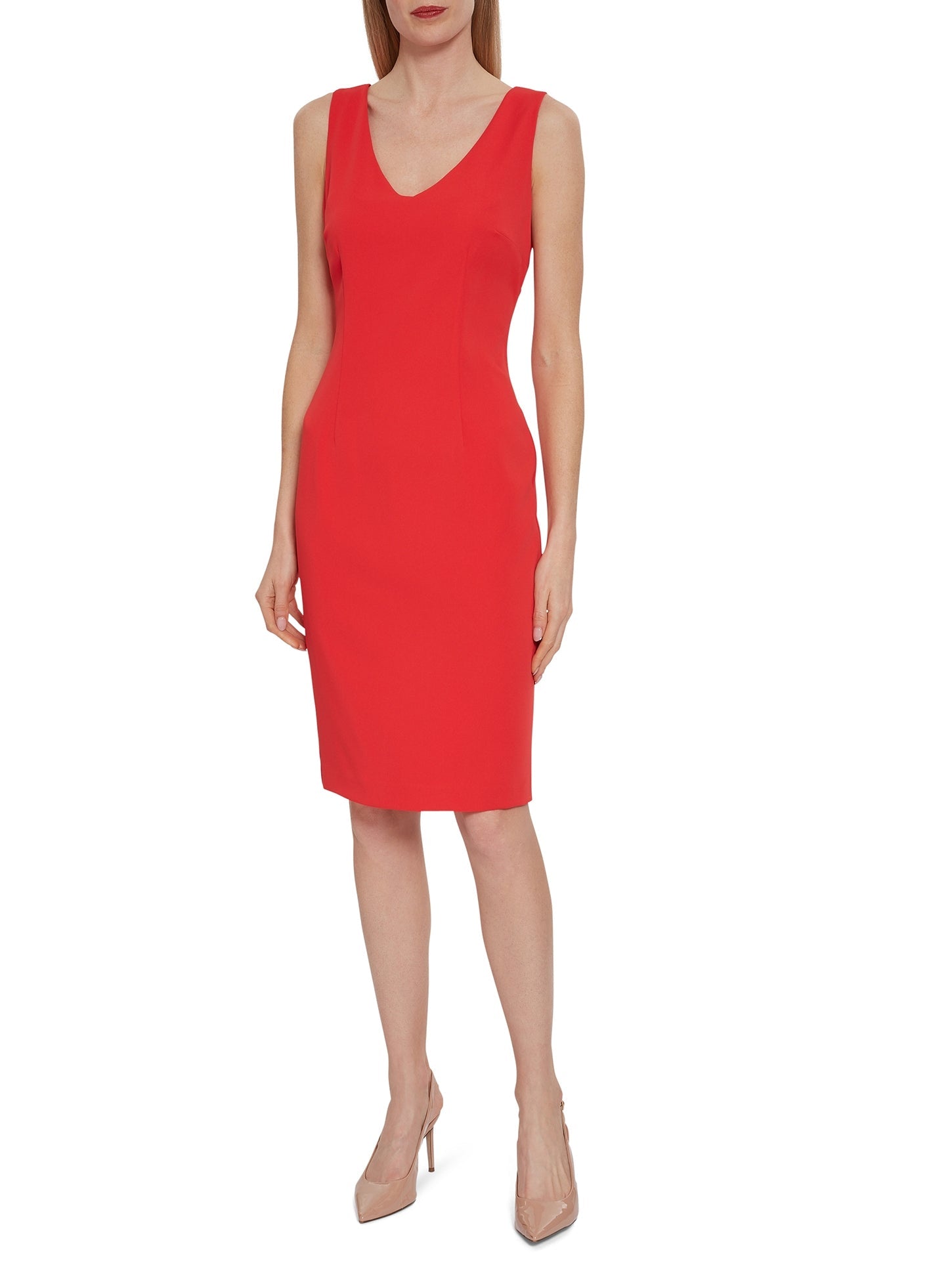 Gina Bacconi Merna Crepe Shift Dress