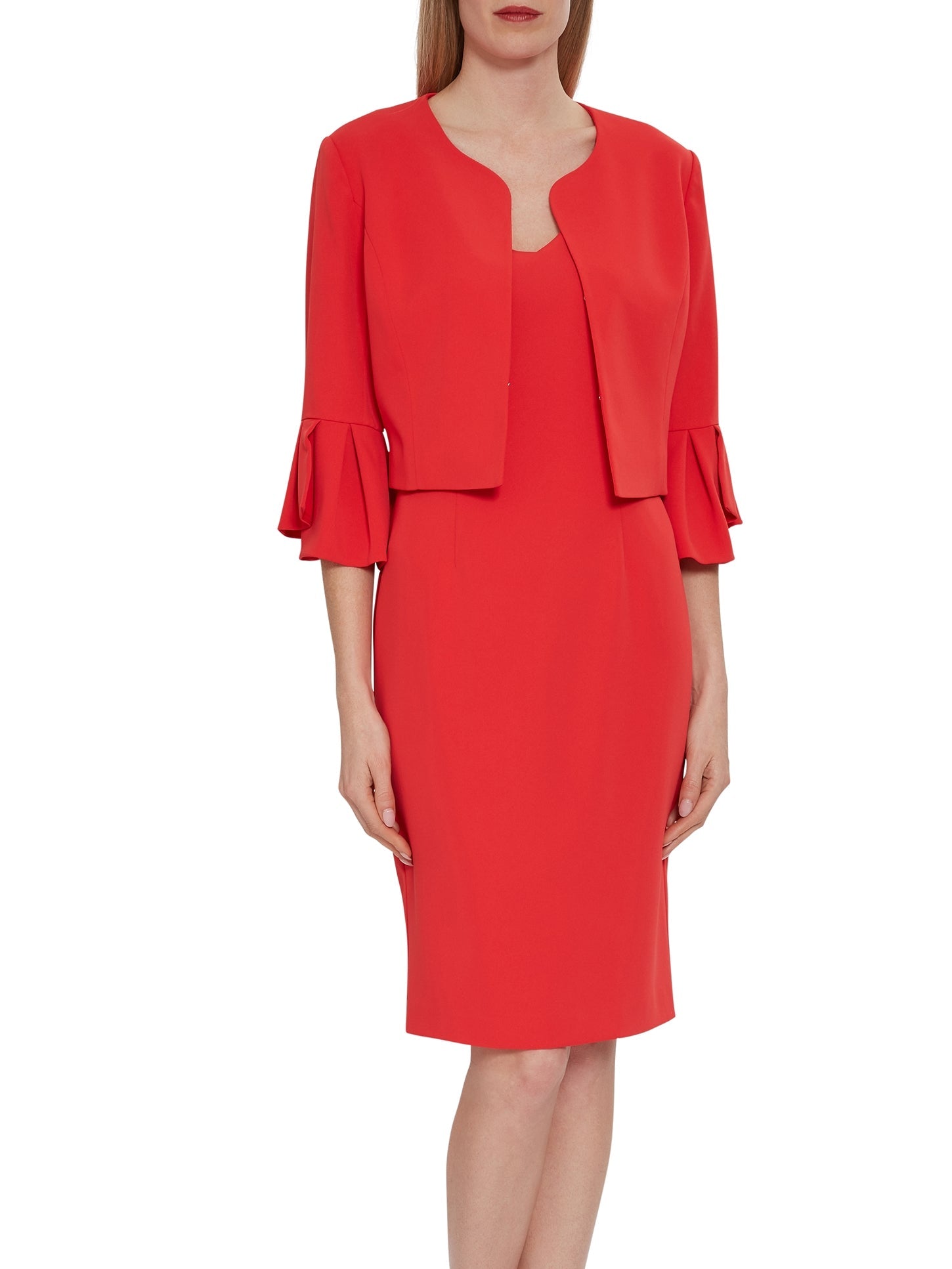 Gina Bacconi Merna Crepe Shift Dress