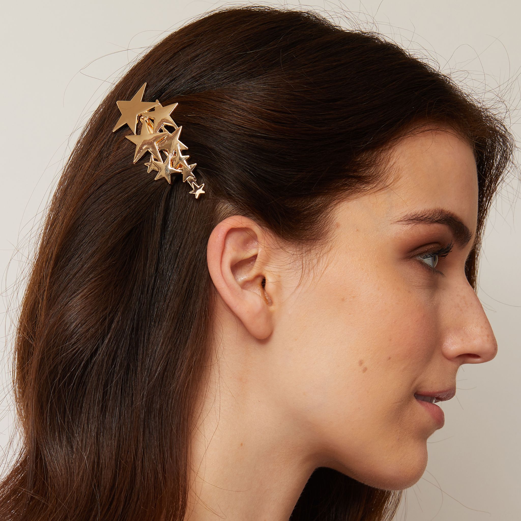 QueenMee Star Hair Clip in Silver or  Star Barrette