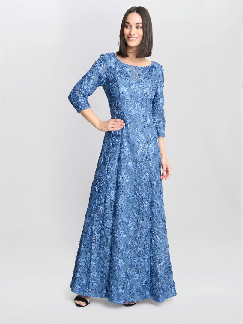 Gina Bacconi Blue Susanna Formal Gown